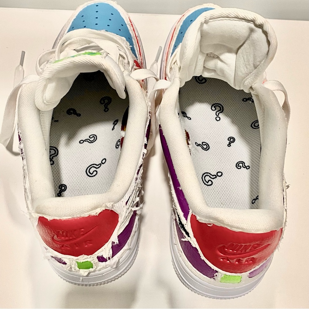 Women’s Air Force 1 ‘07 LX Low Tear Away Nike White/Multi Color Size 7 Unisex - Picture 7 of 16